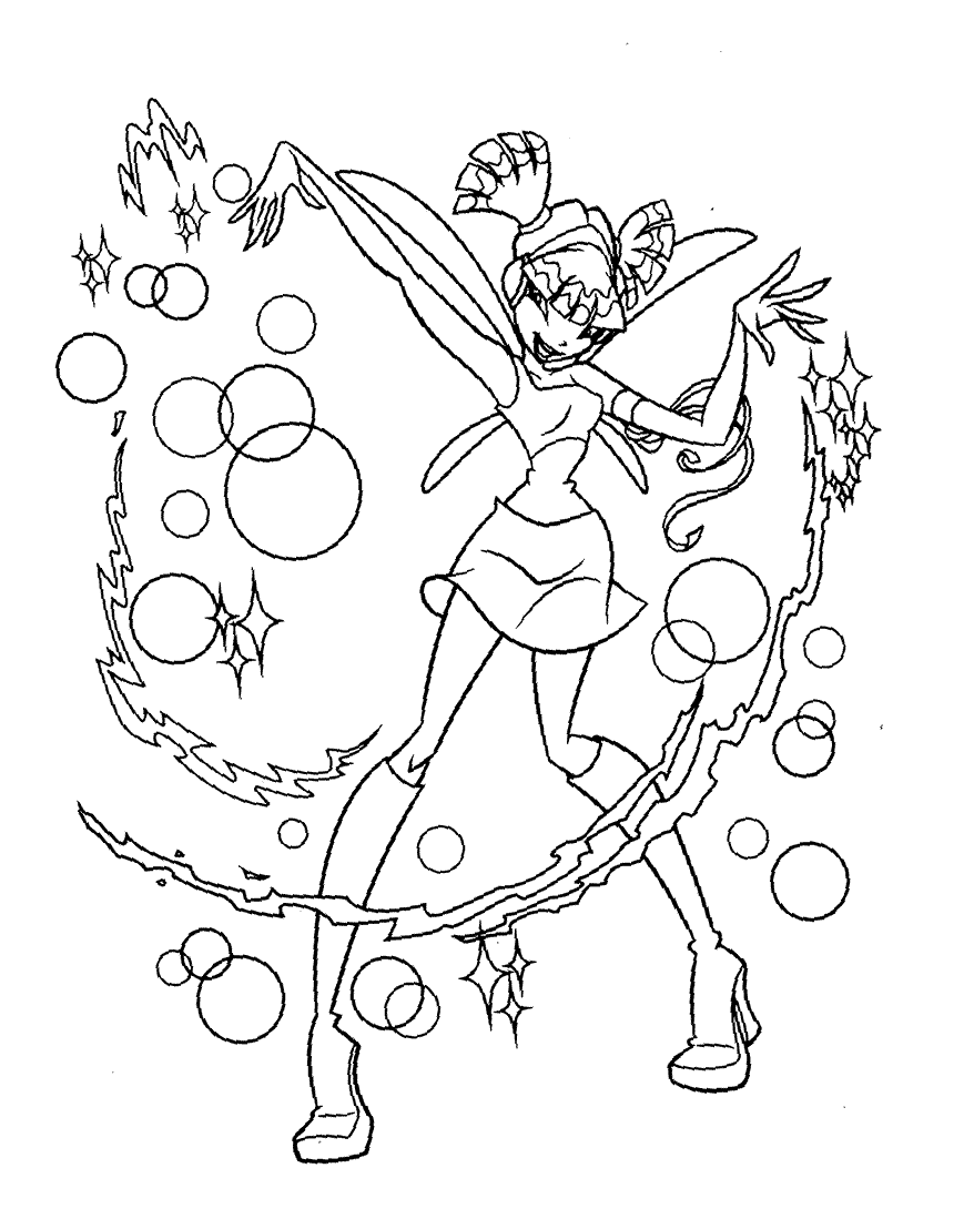 fairie coloring pages - photo #43