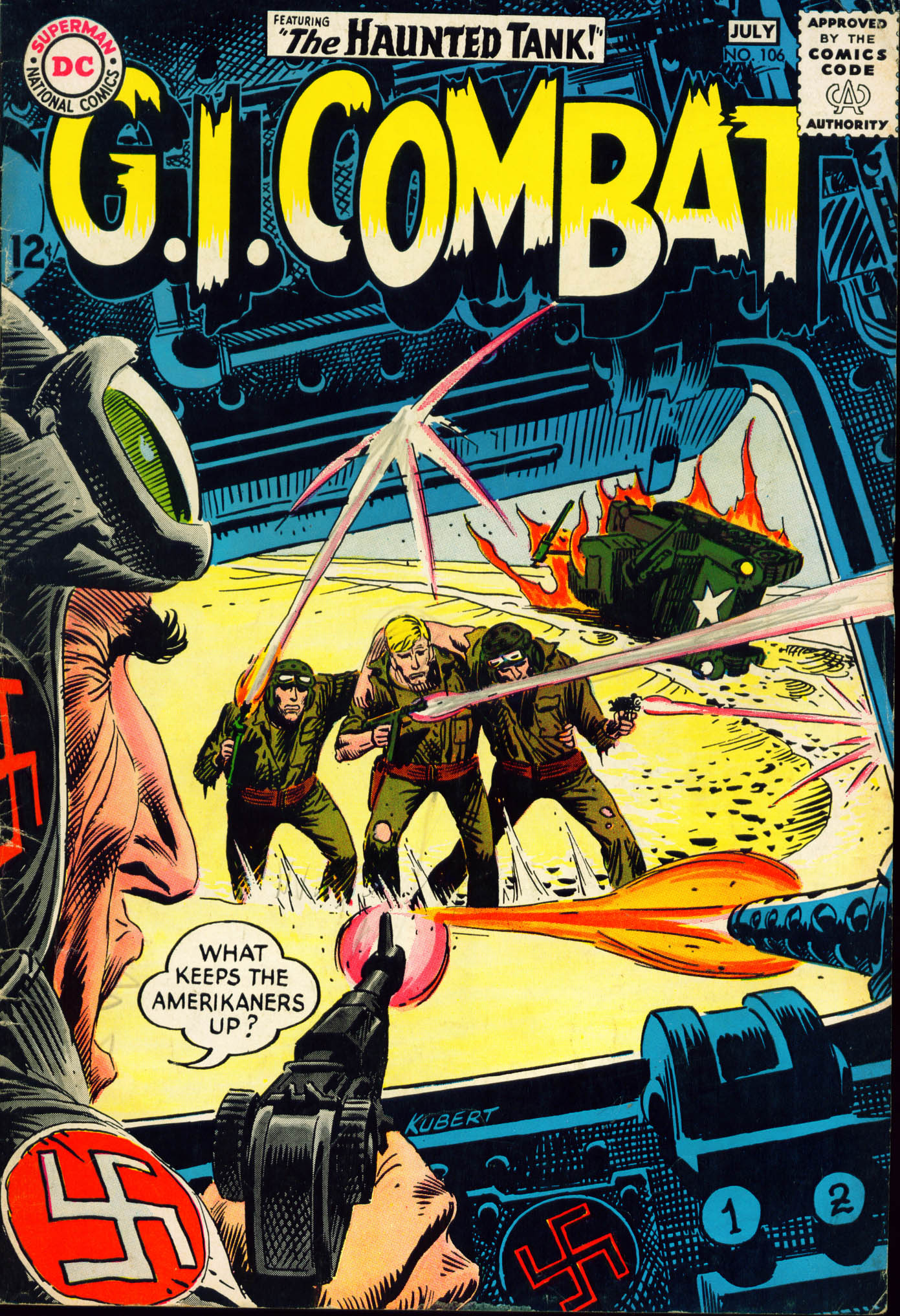 Read online G.I. Combat (1952) comic -  Issue #106 - 1