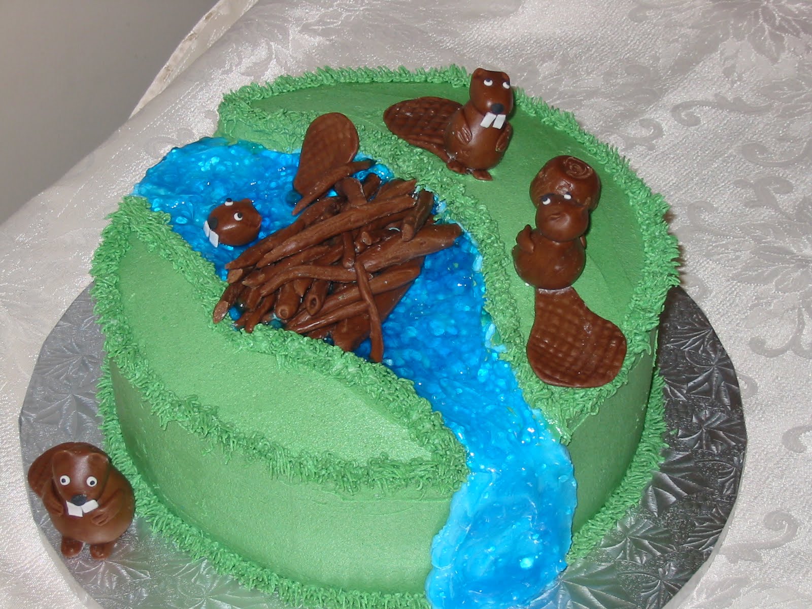 Confections of a Cake Maker Yesterday I played with beavers.....