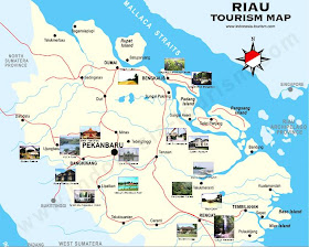 Riau Tourism Map