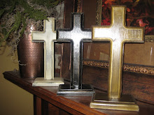 handmade wooden crosses;  $20
