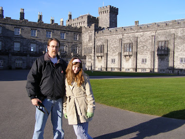 Heather and I in Ireland at Kilkenny Castle