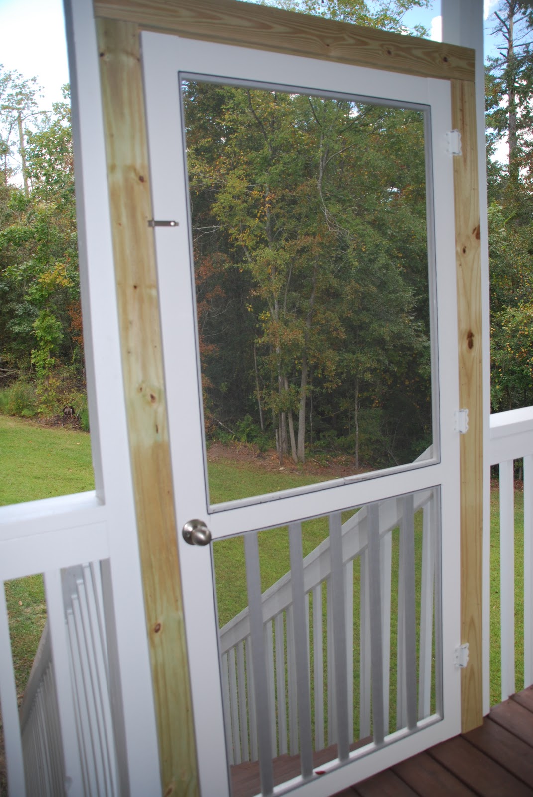 52 Projects by Night Project 3 Hang a Screen Door