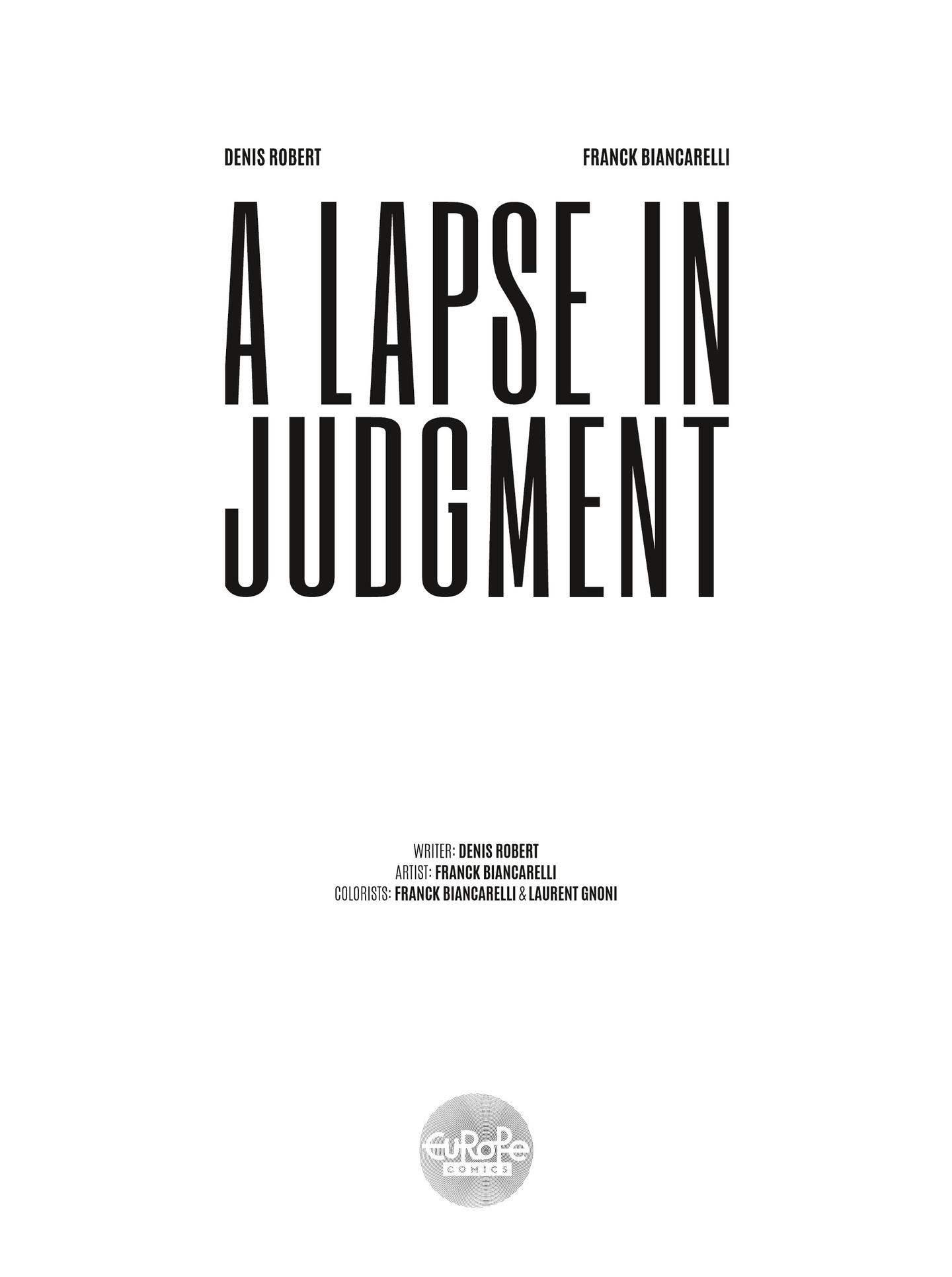 Read online A Lapse In Judgment comic -  Issue # TPB (Part 1) - 2