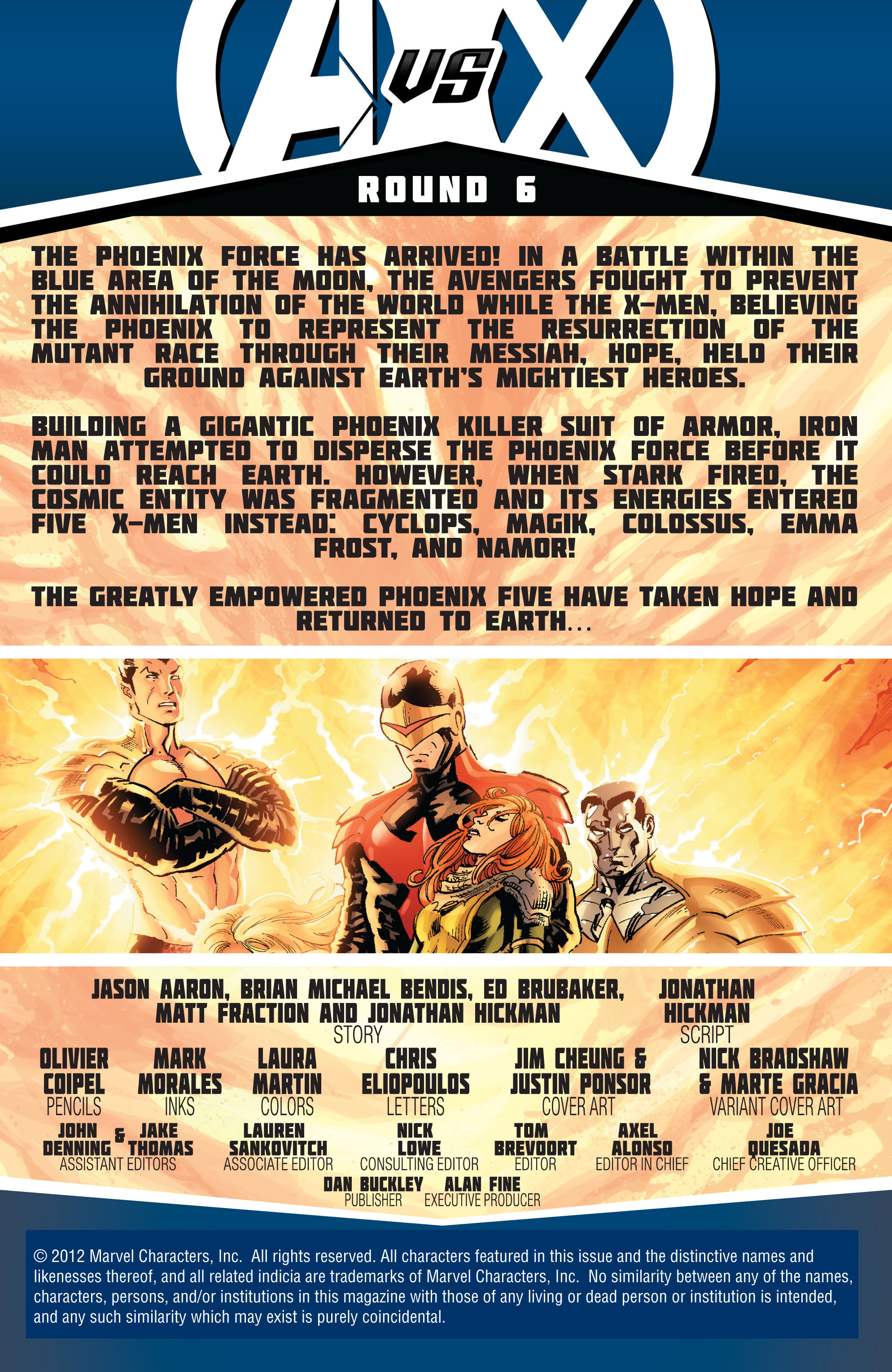 Read online Avengers Vs. X-Men comic -  Issue #6 - 2