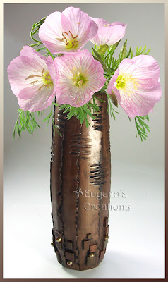 polymer clay vase