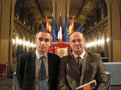 доц. Иван Боев и д-р Семов при връчването на френските дипломи в Нанси