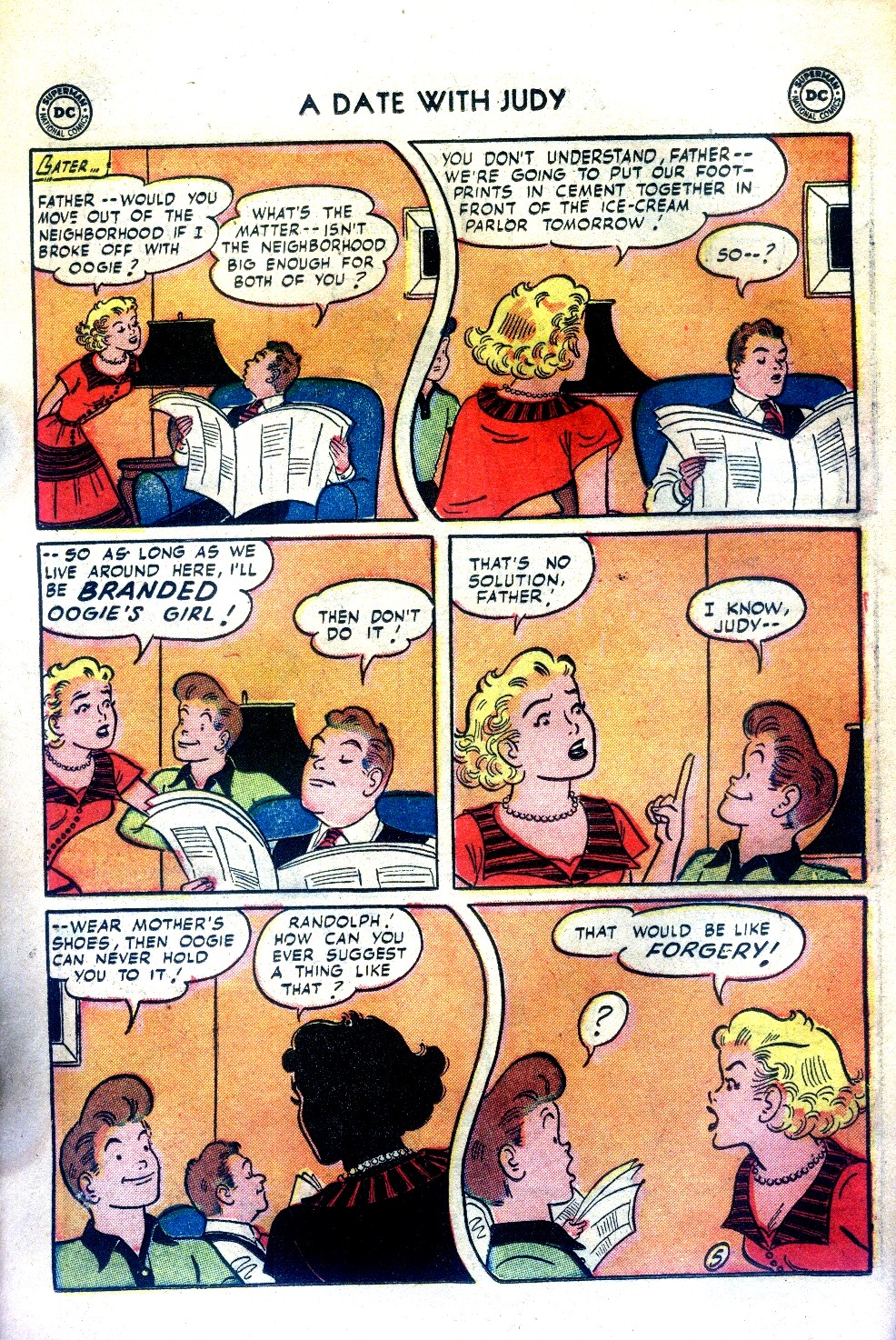 Read online A Date with Judy comic -  Issue #36 - 15