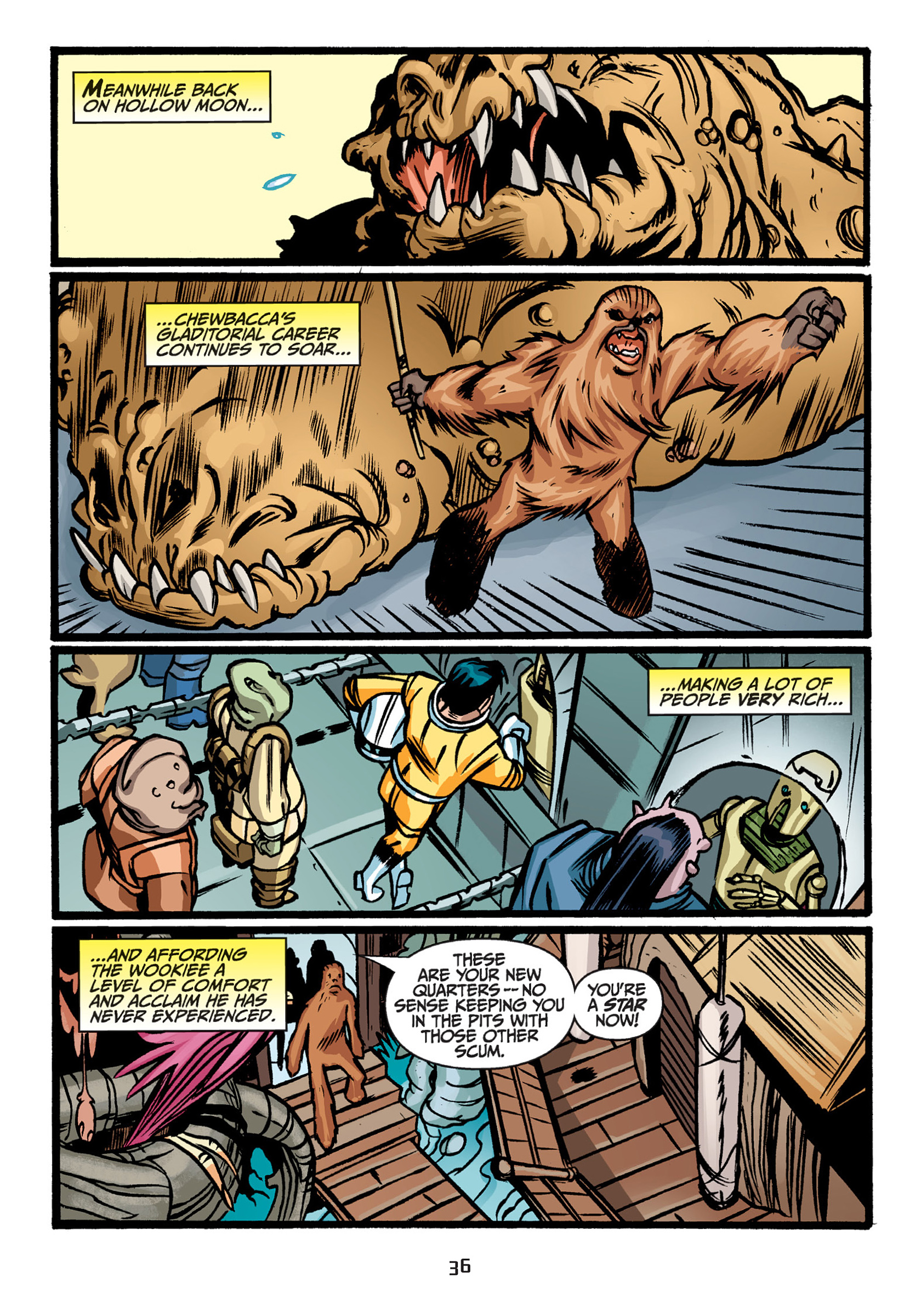 Read online Star Wars Adventures comic -  Issue # Issue Han Solo and the Hollow Moon of Khorya - 38
