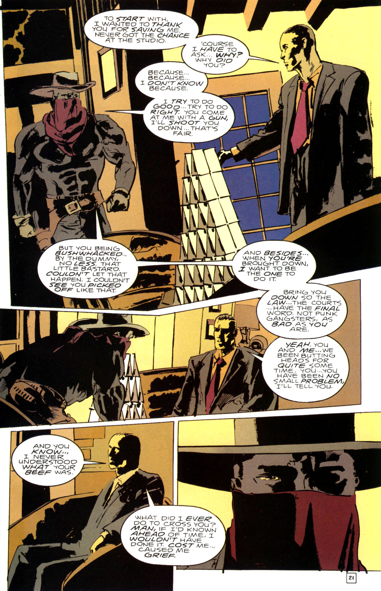 Read online Vigilante: City Lights, Prairie Justice comic -  Issue #4 - 22