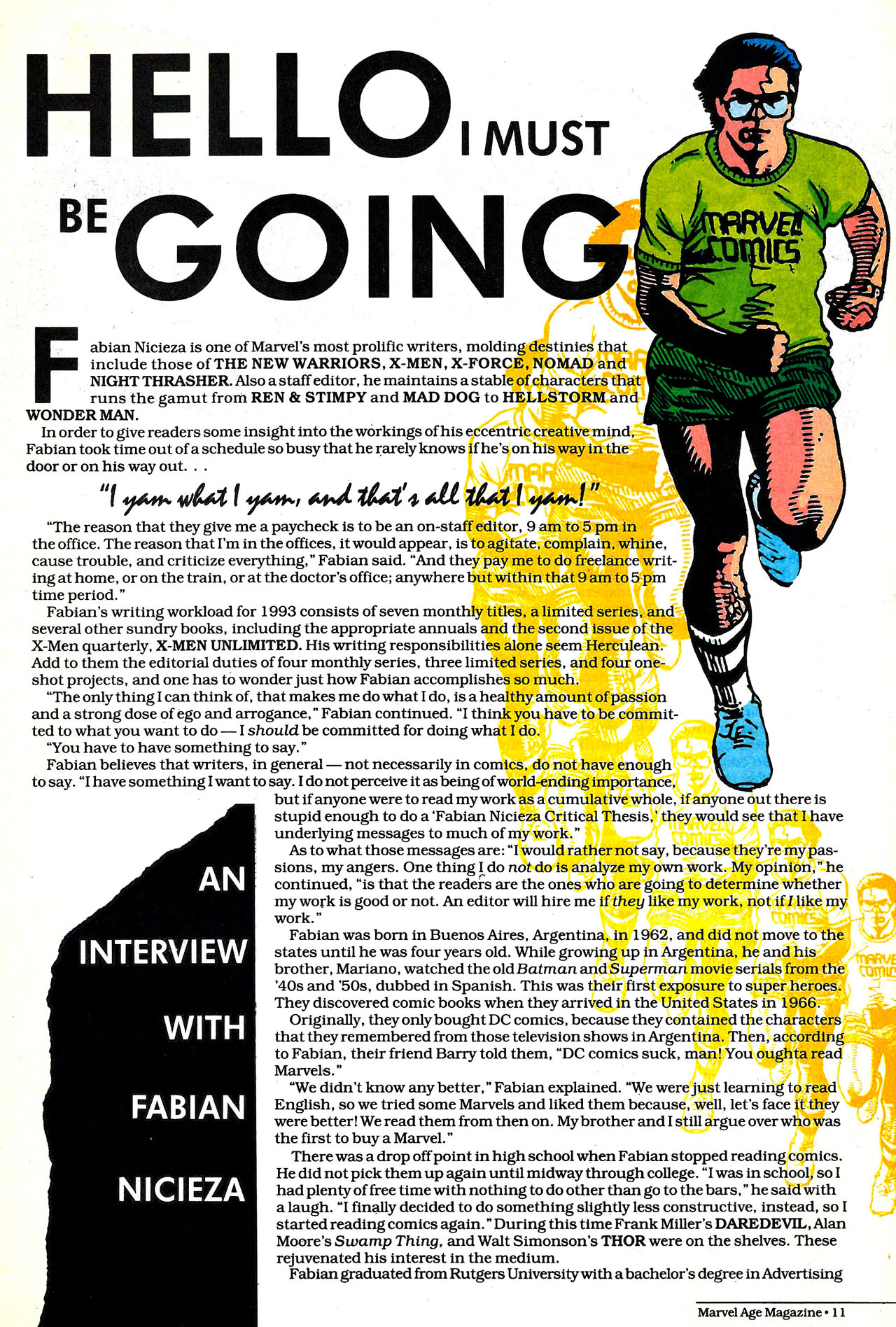 Read online Marvel Age comic -  Issue #125 - 12