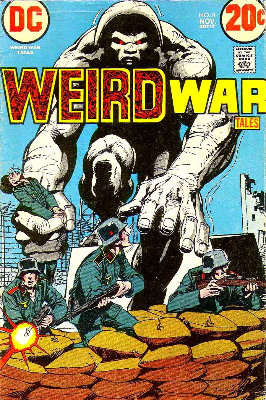 Weird War Tales v1 #8 dc bronze age comic book cover art by Neal Adams