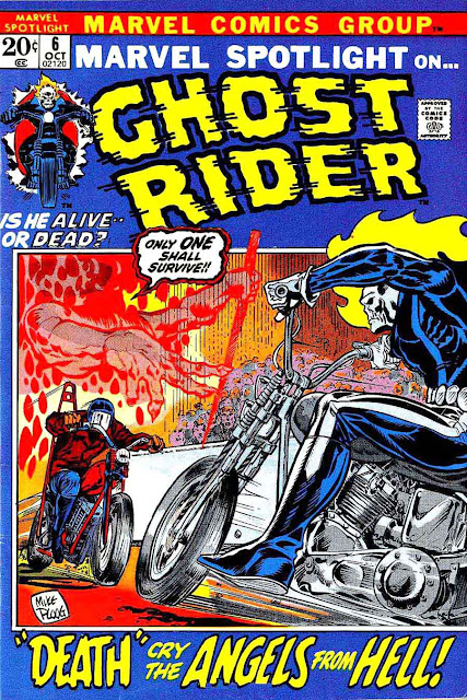 Marvel Spotlight v1 #6 Ghost Rider marvel comic book cover art by Mike Ploog Marvel Spotlight v1 #6 Ghost Rider marvel comic book cover art by Mike Ploog