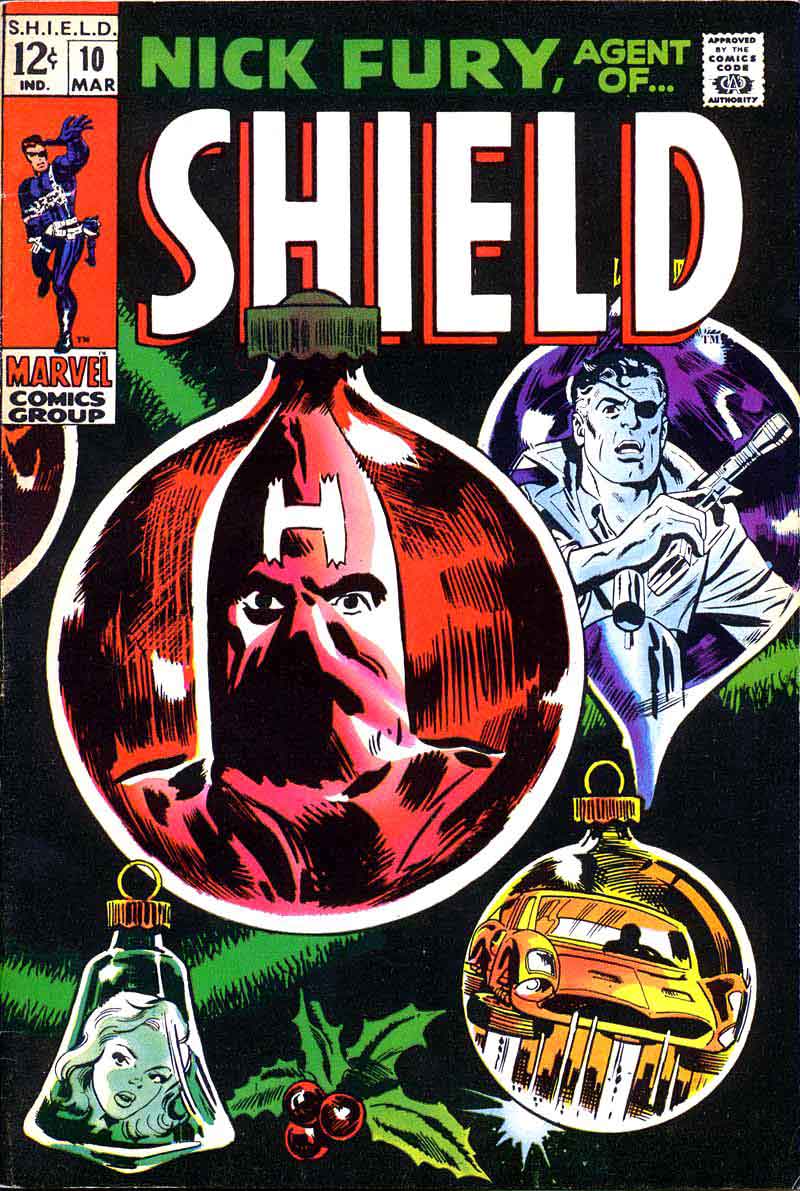 Nick Fury Agent of Shield v1 #10 marvel comic book cover art