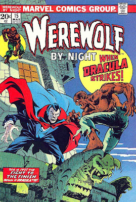 Werewolf by Night v1 #15 1970s marvel comic book cover art by Mike Ploog