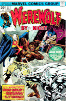 Werewolf by Night v1 #37 1970s marvel comic book cover art by Bernie Wrightson