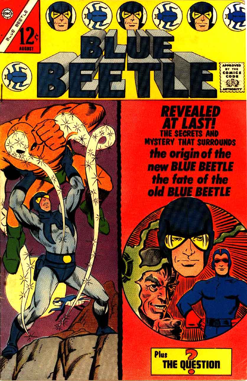 Blue Beetle v5 #2 charlton 1960s silver age comic book cover art by Steve Ditko