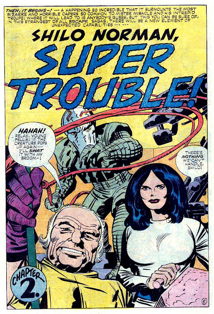 Mister Miracle v1 #16 dc bronze age comic book page art by Jack Kirby Mister Miracle v1 #16 dc bronze age comic book page art by Jack Kirby