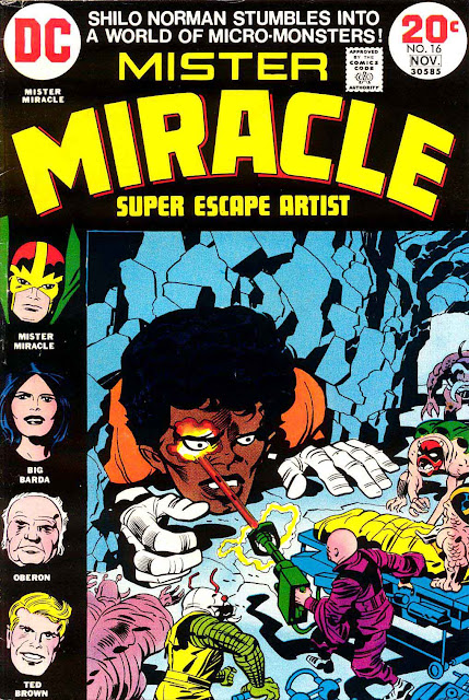 Mister Miracle v1 #16 dc bronze age comic book cover art by Jack Kirby Mister Miracle v1 #16 dc bronze age comic book cover art by Jack Kirby