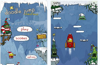 doodle jump christmas special for iPhone