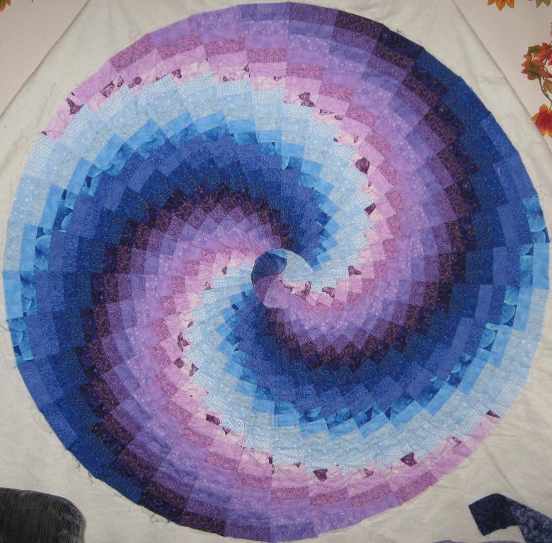 Ginnys Quilts Bargello in the Round! Finished!
