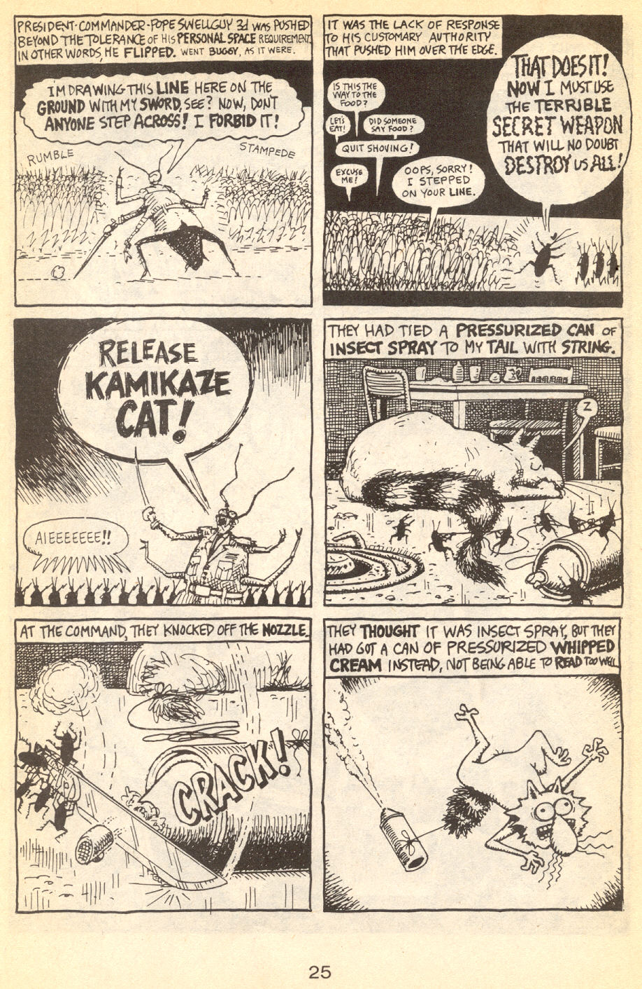 Read online Adventures of Fat Freddy's Cat comic -  Issue #6 - 27