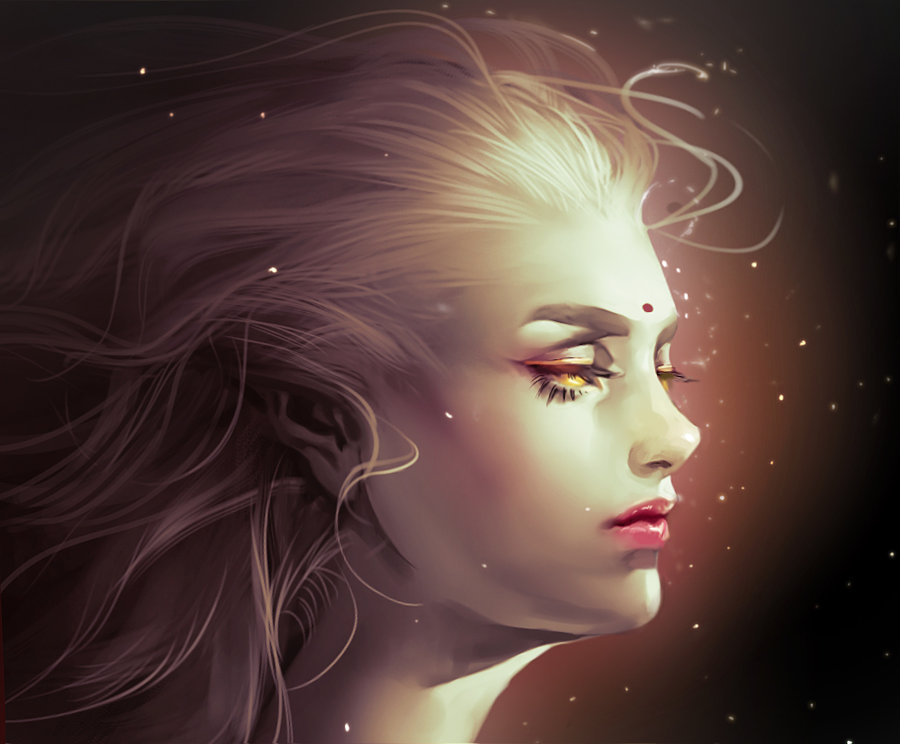 Castle of fantasies: Female elf face (sakimichan)