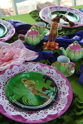 tinkerbell table setting ideas