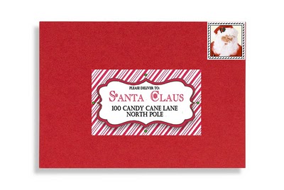 santa envelope absolutely free template formal north pole send out picture about Free Printable Santa Envelopes identified as santa envelope totally free template formal north pole deliver
