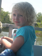 Emma on the riverboat ride