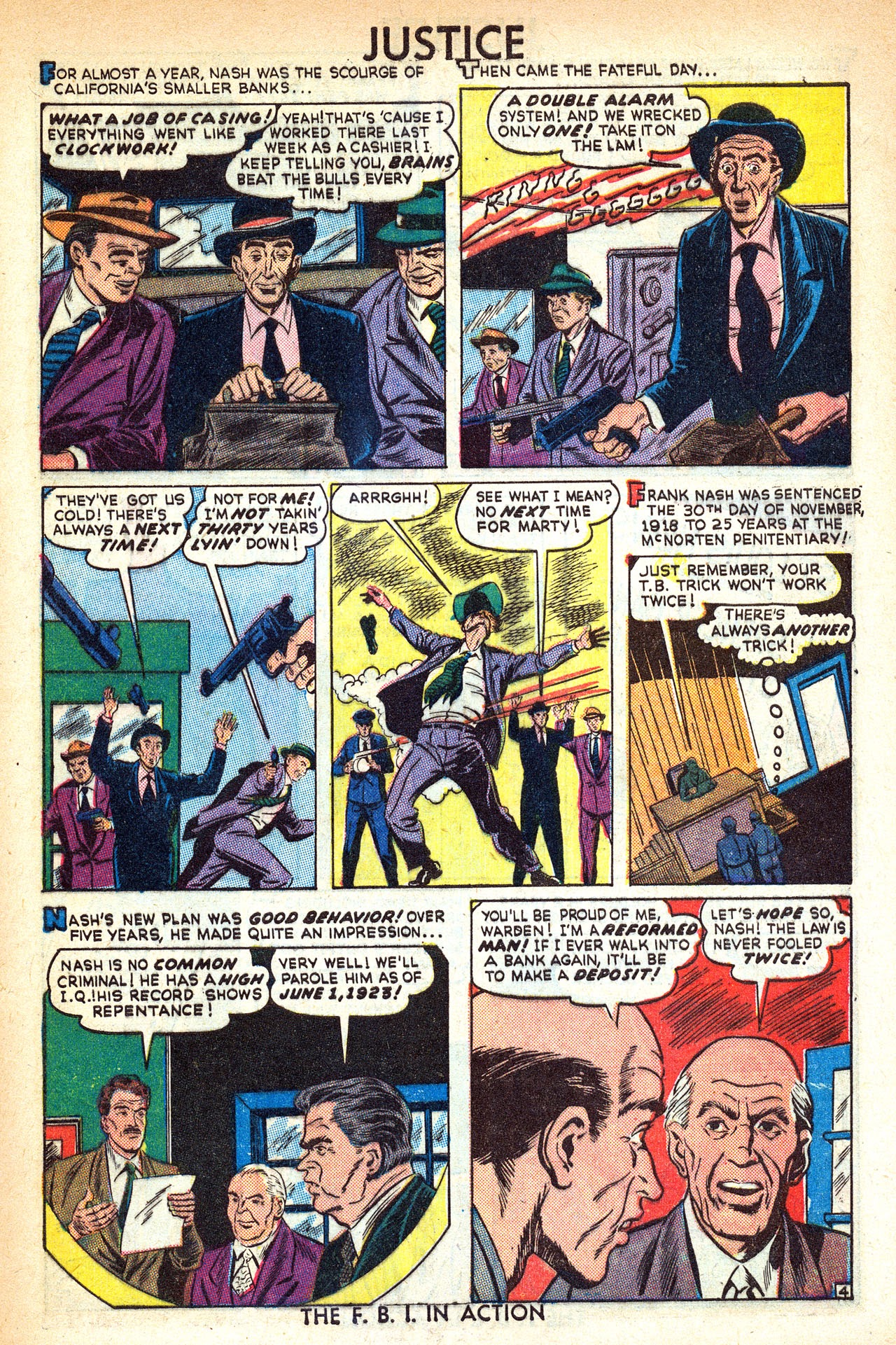 Read online Justice Comics (1947) comic -  Issue #3 - 45