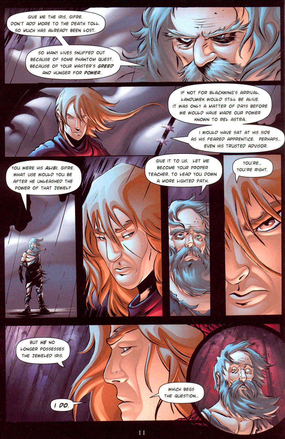 Read online Dungeons And Dragons: In The Shadow Of Dragons comic -  Issue #8 - 12