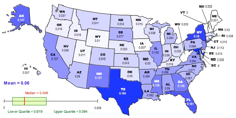 Lost in Transcription Has Moved!!: State-by-State FST(ish) Values: The