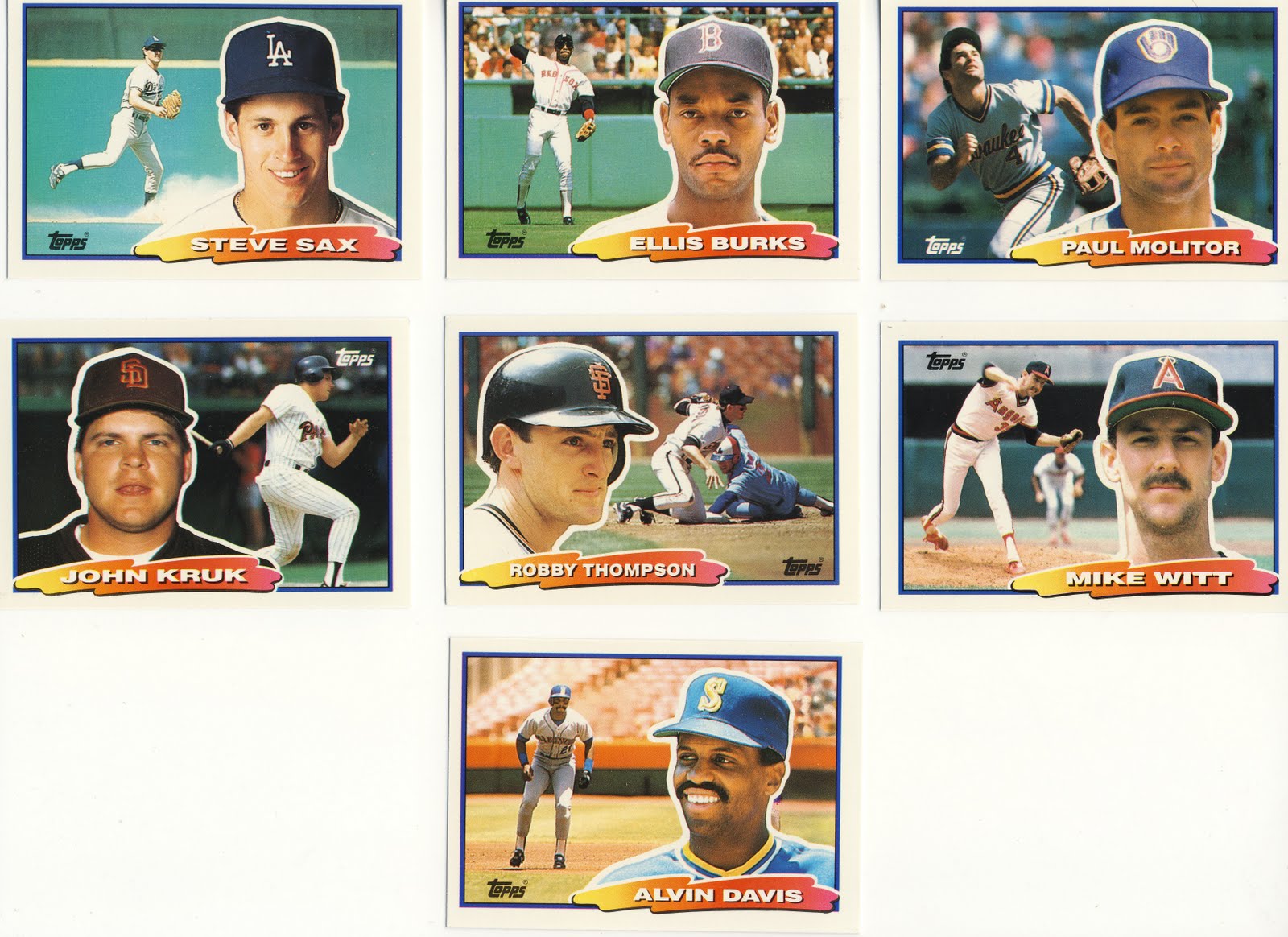 A Pack To Be Named Later 4 Packs of 1988 Topps Big Baseball Cards 1st Series