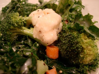 Salad topped with Vegan Slaw Dressing - 11