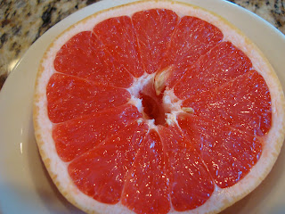Half of a grapefruit