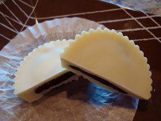 Vegan White Chocolate Chocolate-Peanut Butter Cups