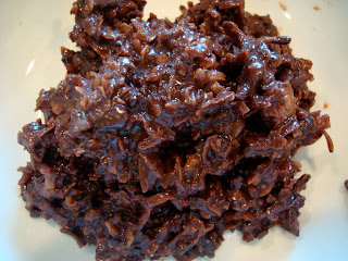 Raw Vegan Chocolate Coconut Snowballs in white dish - 35