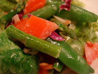 Mixed salad with Vegan Slaw Dressing