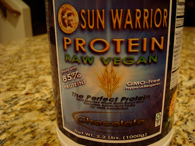 Sun Warrior Protein Powder in Chocolate