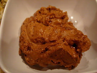 Chocolate Protein Cookie Dough in bowl