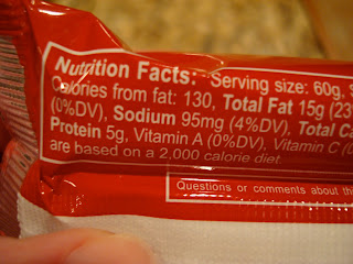 Nutritional Facts of Jokerz Bar - 54