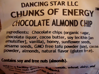 Chocolate Almond Chip chunks of energy