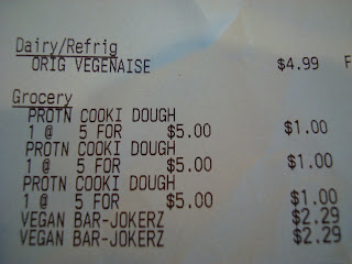 Receipt from store 