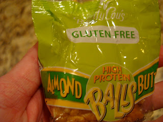 High Protein Almond Butter Balls in package