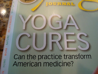 Article in Yoga Journal that says Yoga Cures