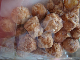 Close up of Gourmet Cinnamon Sugar Pretzel Bites in bag
