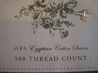 500 Thread Count Egyptian Cotton Fitted, Flat, and 2 Pillowcase Sheet Set