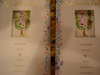 Side by side anniversary cards that are the same