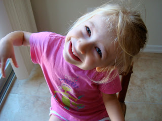 Young girl with head to the side smiling - 83